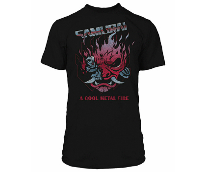Gadżet dla gracza Good Loot Cyberpunk 2077 Chrome Samurai Koszulka Rozmiar L